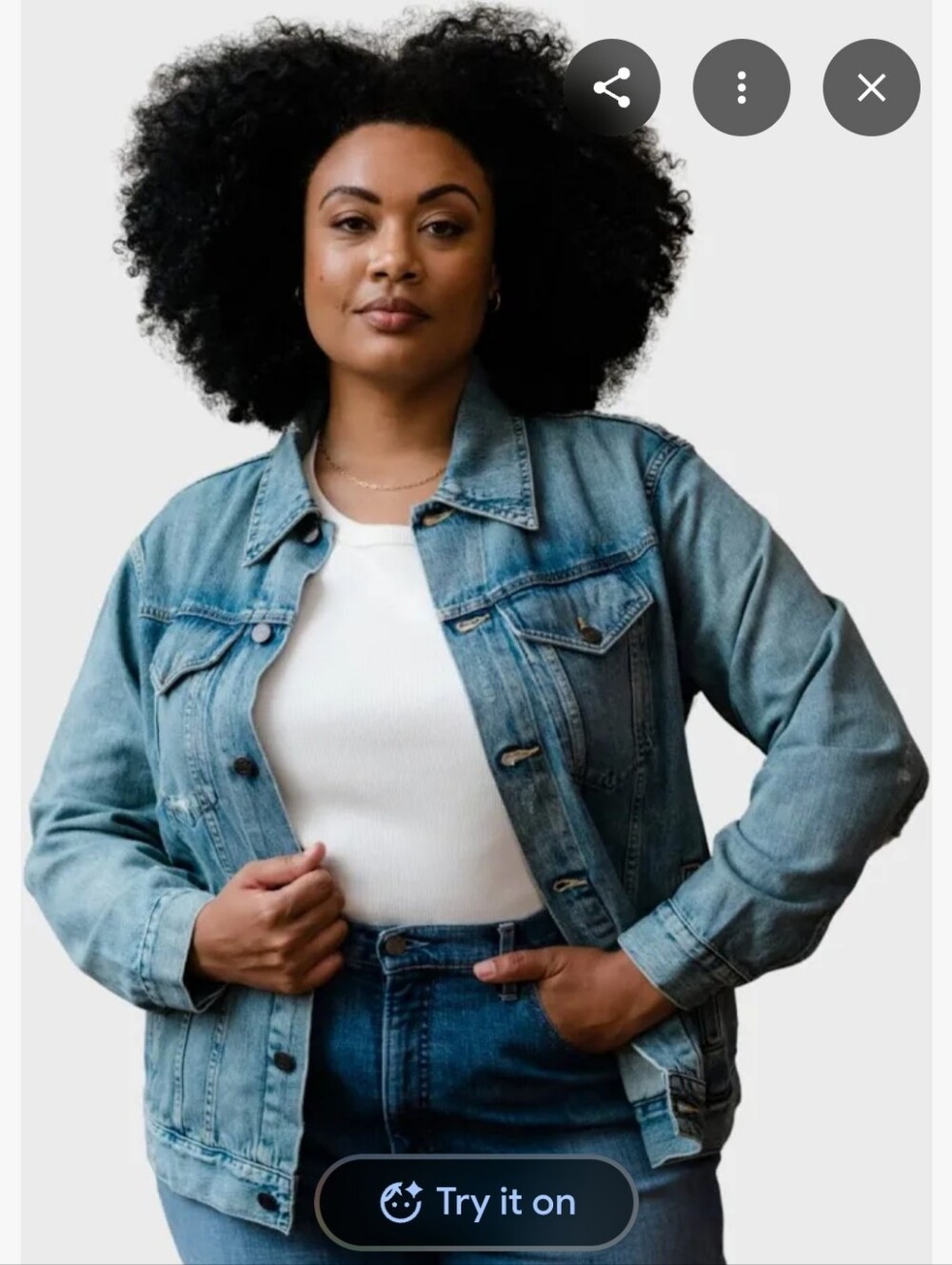 Able The Merly Jean Jacket Size 2X